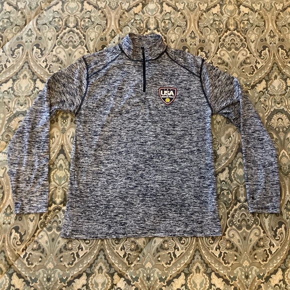 Badger Sport Other - New USA Waterpolo Half Zip Pullover Men Sz M RARE